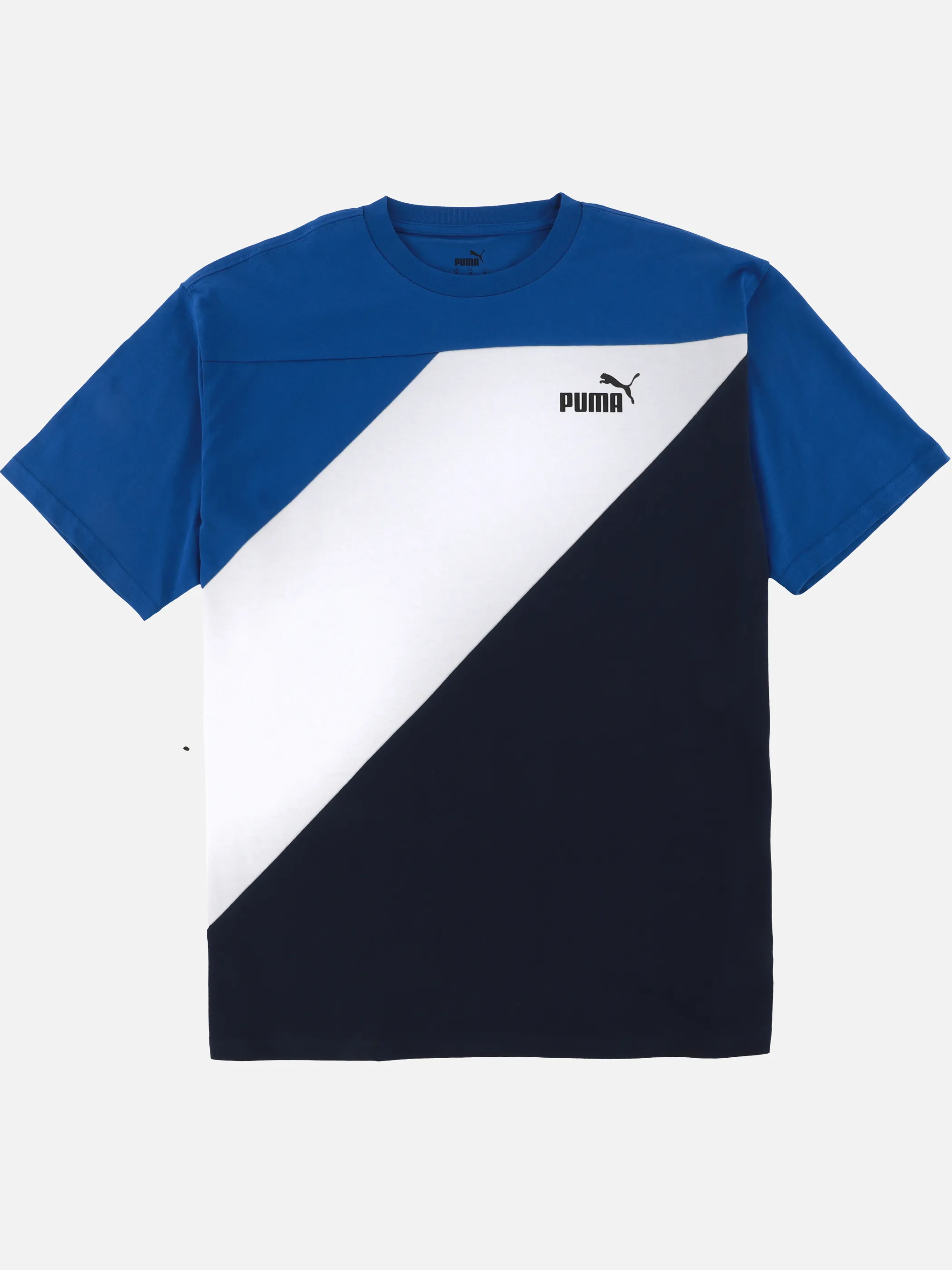 Puma 678929 He-T-Shirt POWER COLORBLOCK TEE Blau 893377 0014 1